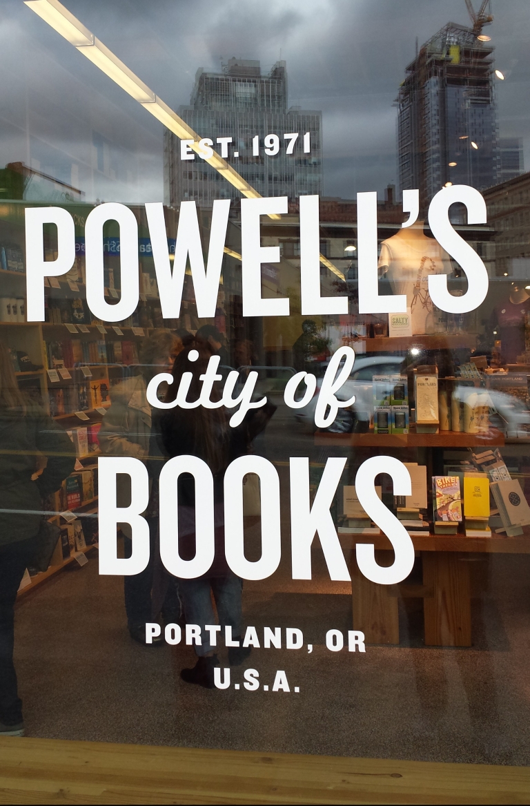 Powell's city of books in Portland Oregon